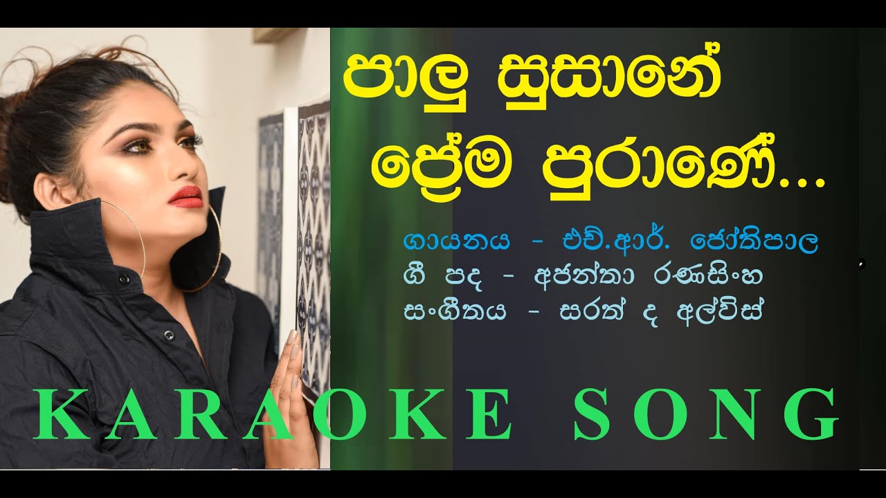 පාළු සුසානේ ප්‍රේම පුරාණේ - Palu Susane Prema Purane H.R. Jothipala's Karaoke Song