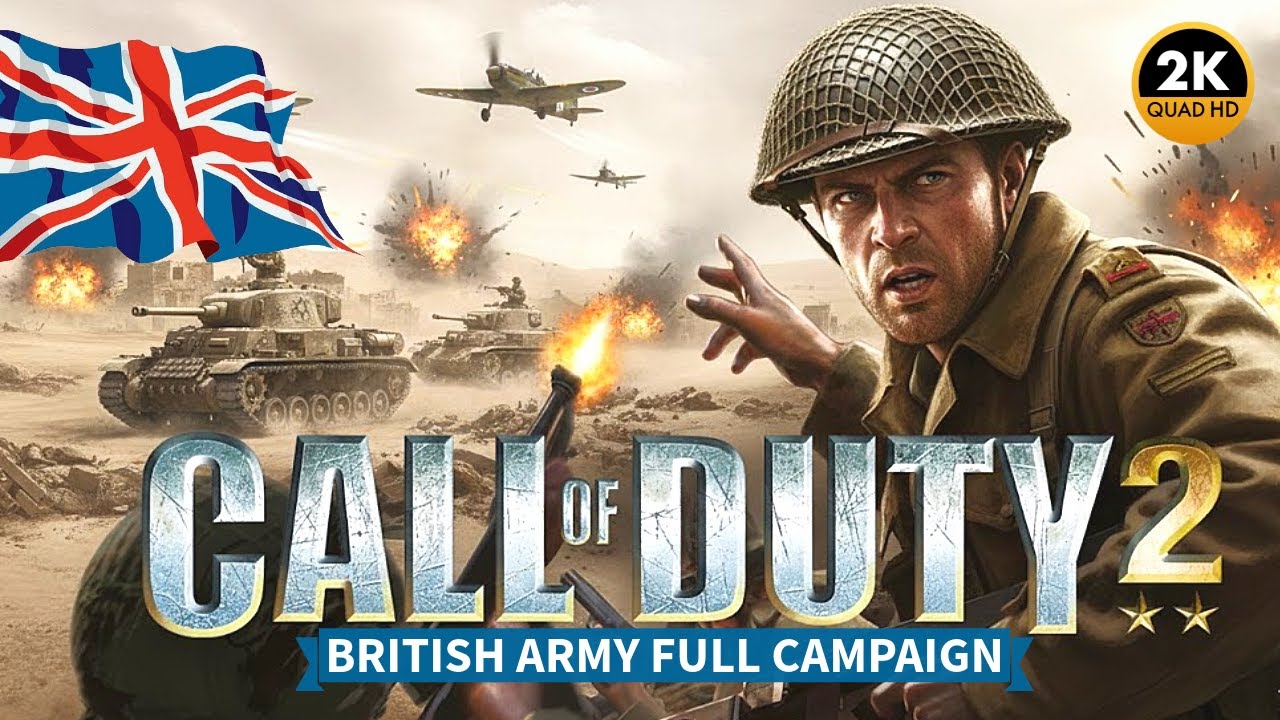 Call of Duty 2 British Campaign Full Walkthrough | Part 2 |  El Alamein (2K 60FPS No Commentary)