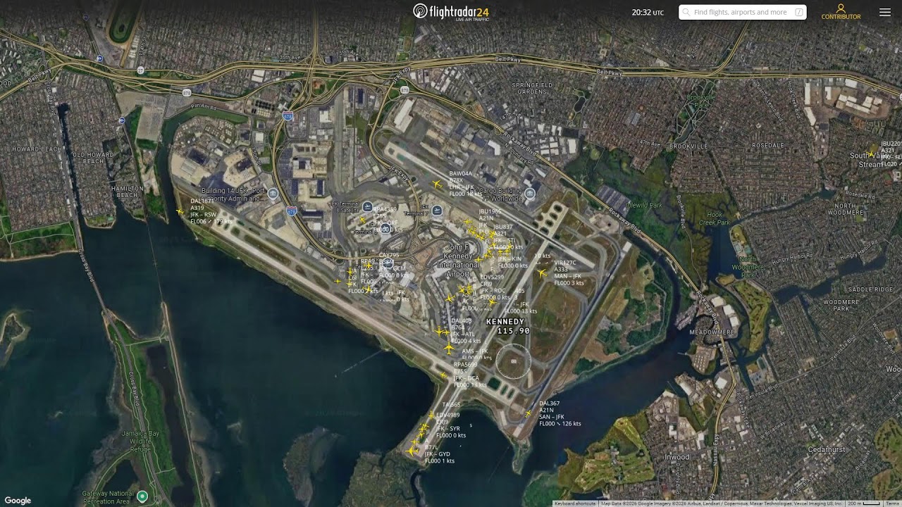 New York - Kennedy KJFK Flightradar24 Livestream with Live Air Traffic Control 6/03/2026
