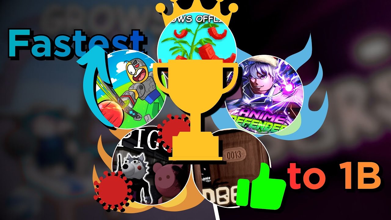 The Fastest Roblox Games to 1B Visits