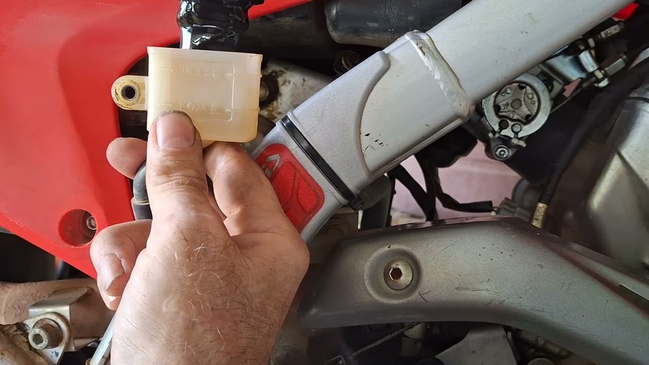 CRF250L brake fluid change n bleed