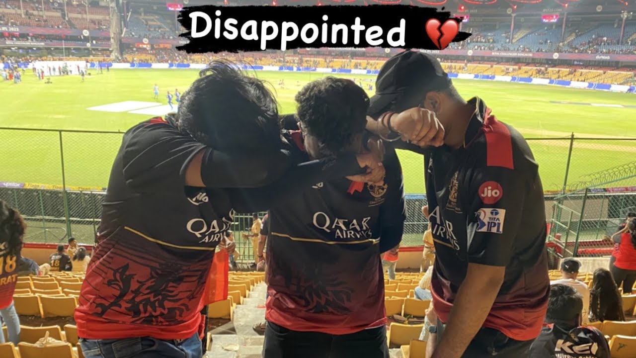 Disappointed 💔 || RCB VS LSG || Hard Luck || Vlog No - 8 || Virat || Kl Rahul || LSG won by 1 wicket