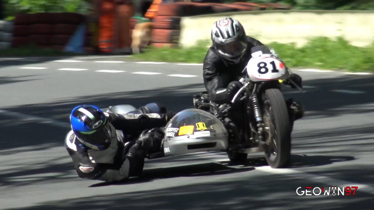 50 - 80s Side Cars Action At Chimay Classic Bikes 2021!