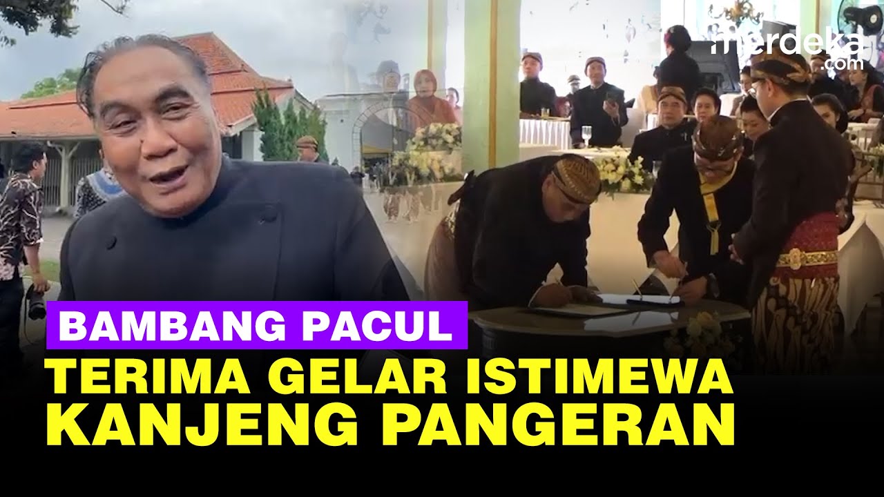Melenting! Komandan 'Pacul' Wuryanto Terima Gelar Kebangsawanan Kanjeng Pangeran di Solo