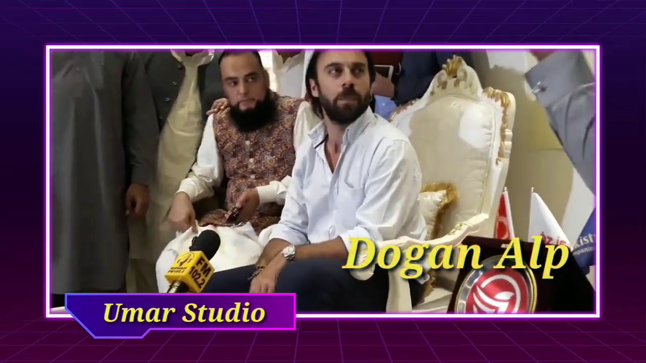 Ertugrul Ghazi Drama Turkish Actor Dogan Alp in Pakistan Islamabad 1st interview