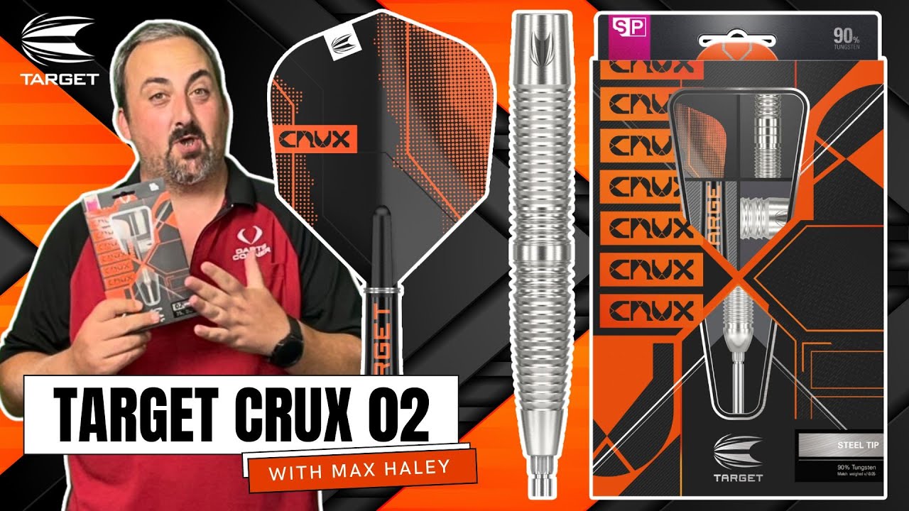 CRUX 02 SP TARGET DARTS REVIEW WITH MAX HALEY