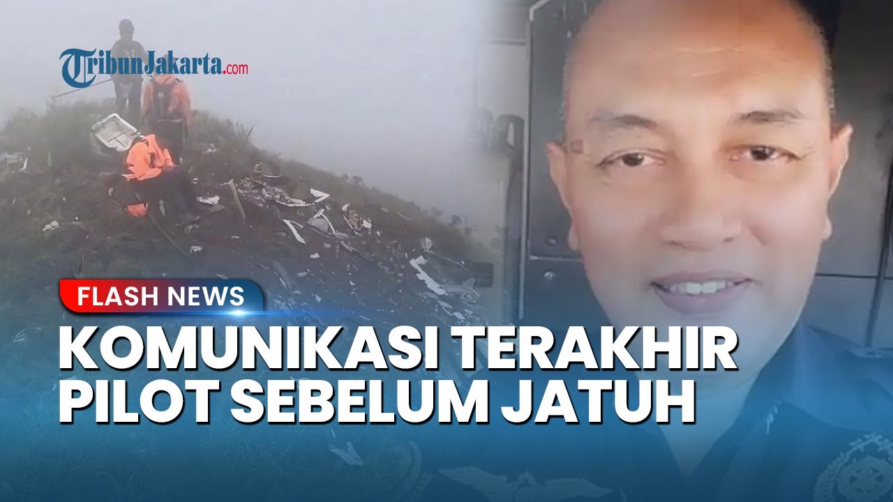 Misteri di Balik Bungkamnya AirNav Atas Pesan Terakhir Pilot ATR 42-500 yang Jatuh & Hilang Kontak