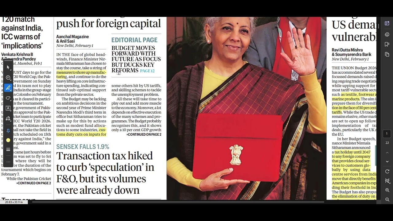 UNION BUDGET 2026-27 | UNION BUDGET 2026-27 EXPALINED | BUDGET 2026-27 DISCUSSION