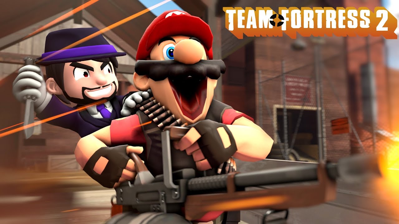 Mario Plays Team Fortress 2 ft. SMG3