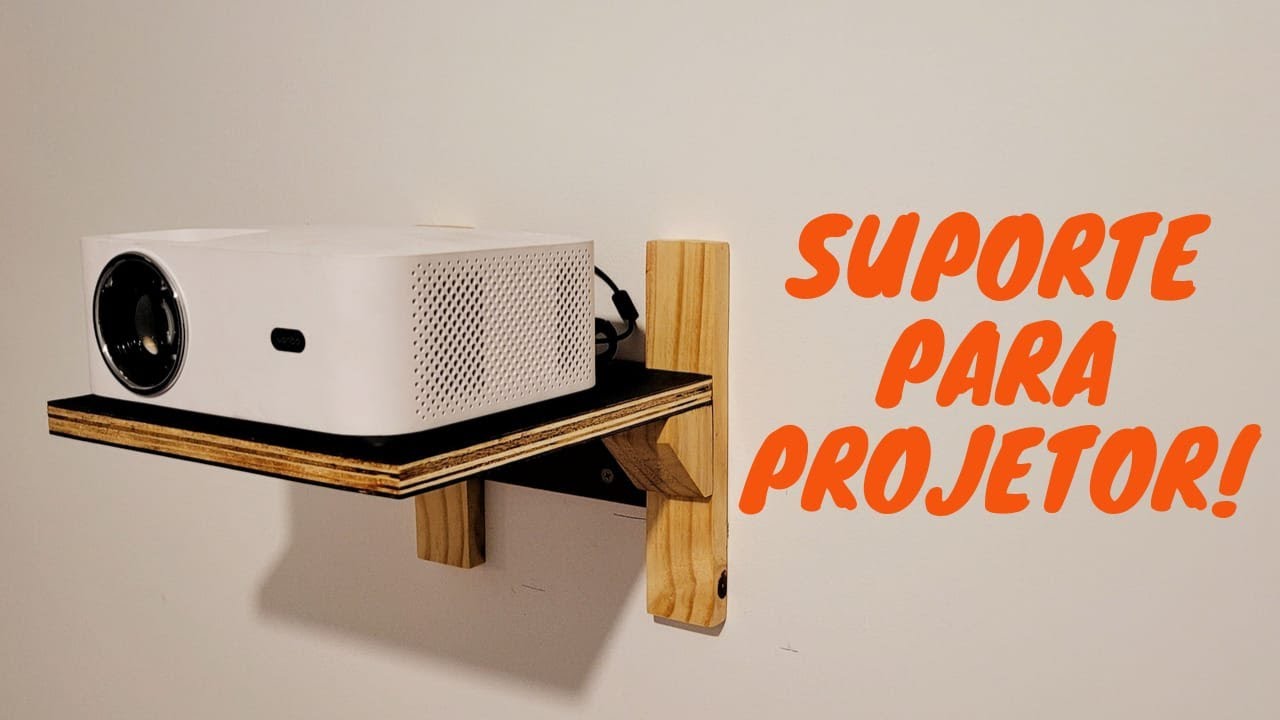 COMO FAZER SUPORTE PARA PROJETOR COM SOBRAS DE MADEIRA