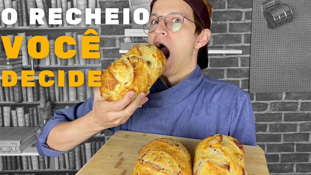 Filão ao levain com três recheios diferentes - receitas de inverno