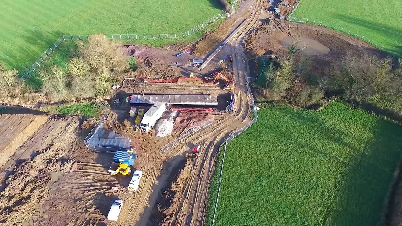 Gillingham Principal Street flyover, December 2021
