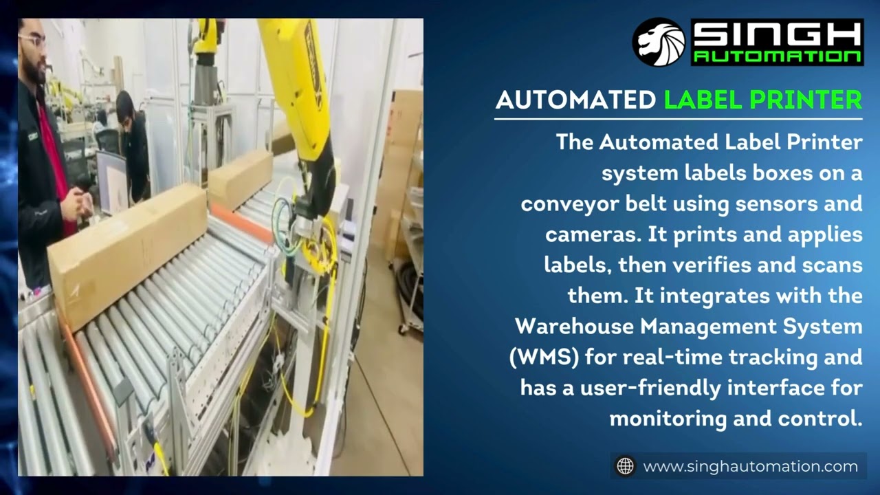 Automated Label Printer  | Advanced Labeling Solution | Singh Automation