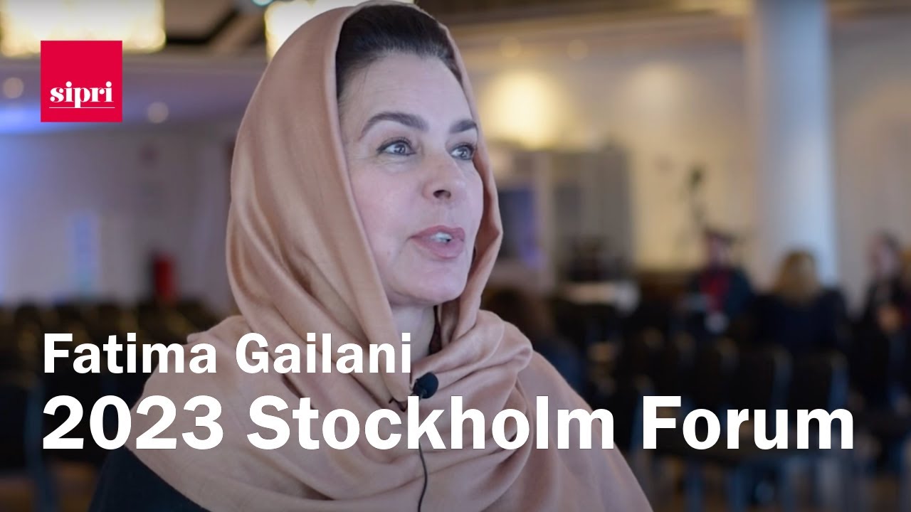 Spotlight: Fatima Gailani–Former President of the Afghan Red Crescent Society