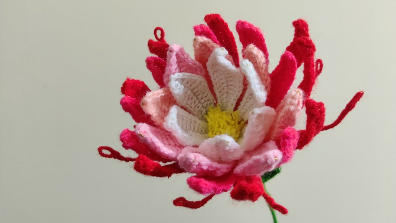 E For Epiphyllum Oxypetalum|Tutorial in Hindi #epiphyllumoxypetalum #crochetflower #tutorial