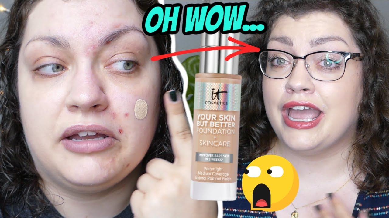 UMM... THAT WAS UNEXPECTED | It Cosmetics Your Skin But Better Foundation + Skincare (WEEKLY WEAR)