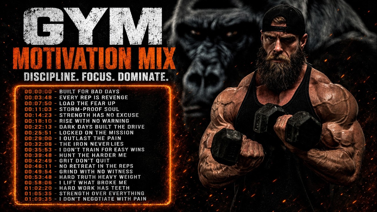 WORKOUT MUSIC 2026 🔥 GYM MOTIVATION 💪 BEST RAP & HIP HOP GYM PLAYLIST | WORKOUT MOTIVATION🔥