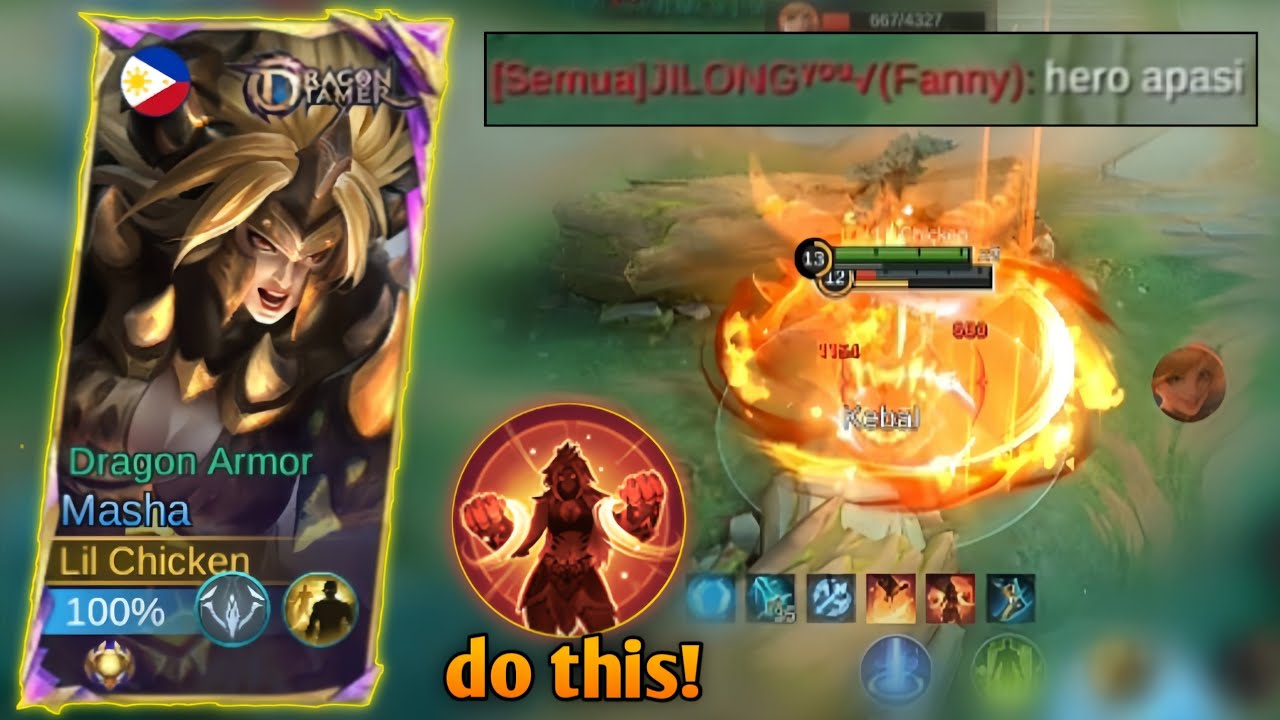 GOODBYE FANNY META!! THIS NEW MASHA BUILD AND EMBLEM WILL MAKE YOU USELESS IN RANKED GAME!