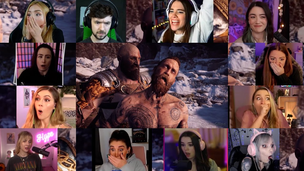 God of War 2018 Reaction Mashup | Kratos Kills Baldur | Part - 11
