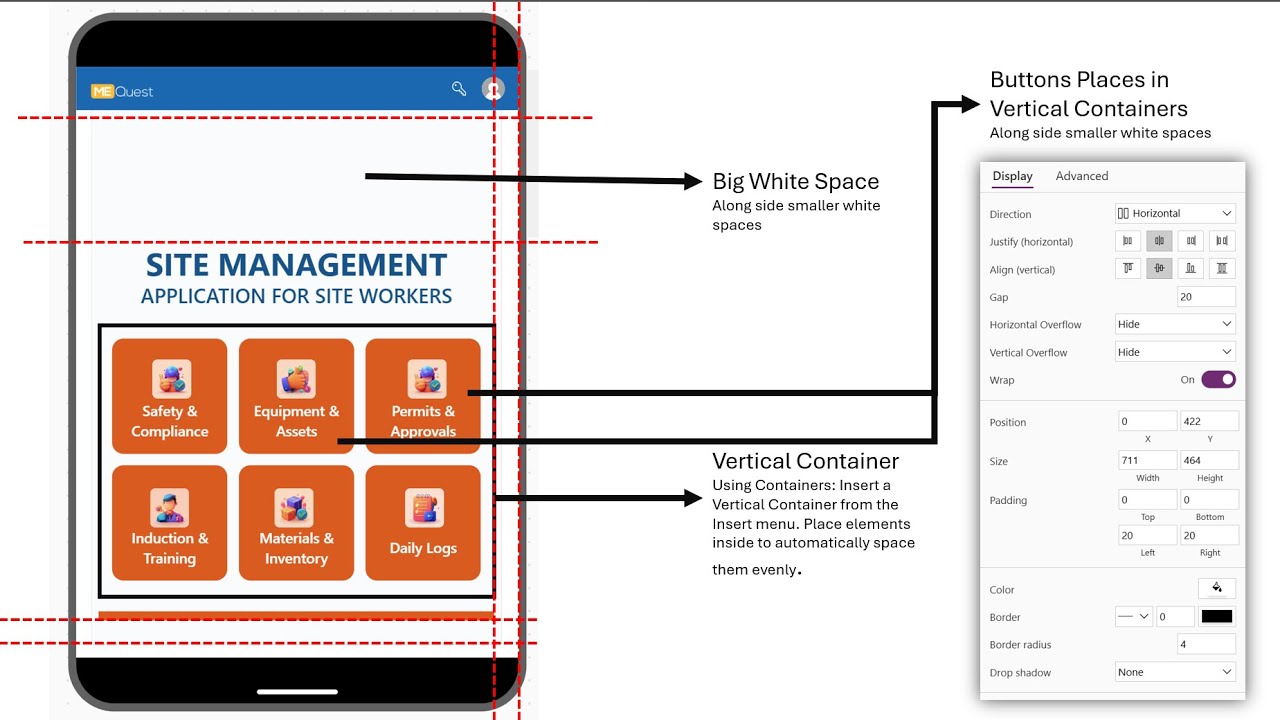 1. White Space & Proper Alignment in UI Design | Power Apps Best Practices
