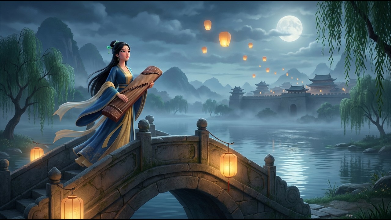 🌙 Trăng Rơi Bên Cổ Thành | Nhạc Cổ Phong Việt Nam Hay Nhất | Ballad Cổ Trang Trữ Tình