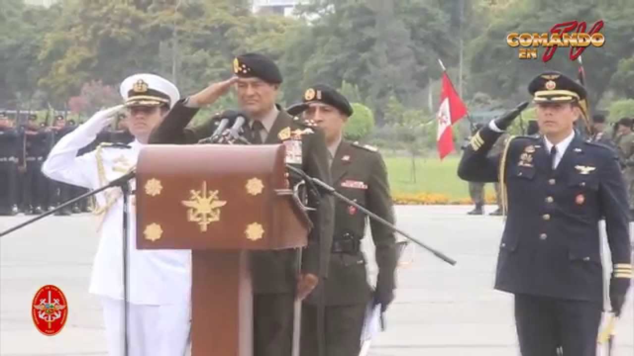Despedida del Gral Leonel Cabrera como jefe del CCFFAA