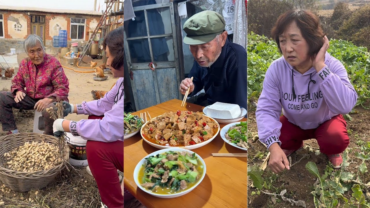 【八零徐姥姥】鄉村飯桌上的 「隱藏款」：醃菜配稀飯，簡單卻比大餐還香#搞笑 #家庭菜 #food #美食做法 #农村生活