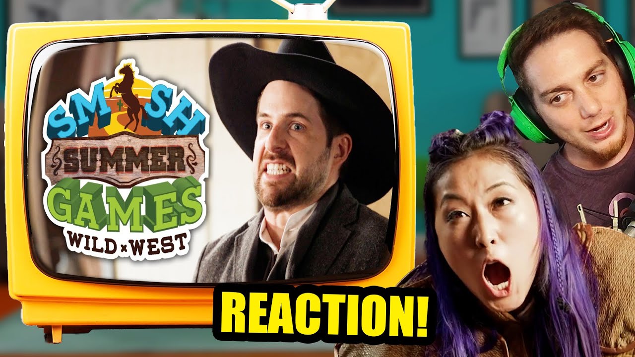 Reacting To Smosh Summer Games - Wild West Trailer