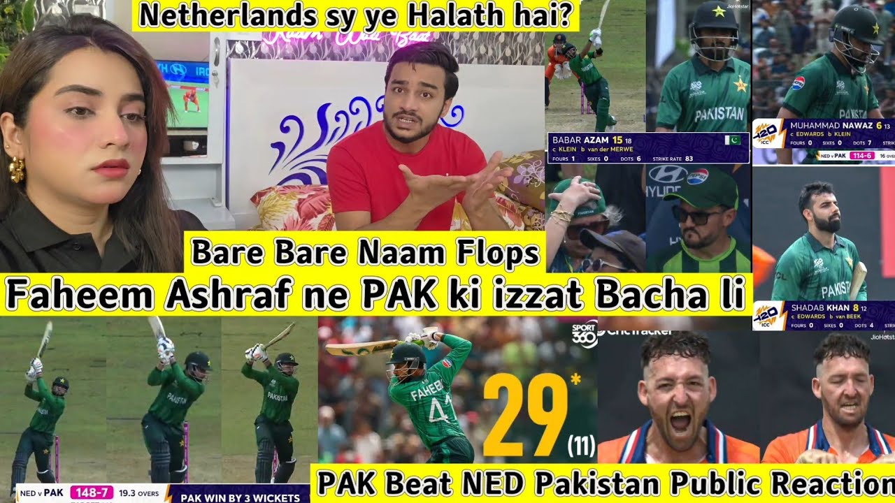 PAK Beat NED Faheem Ashraf ne izzat Bacha li Bal Bal Bach gaye Pak Public Reaction Final Over