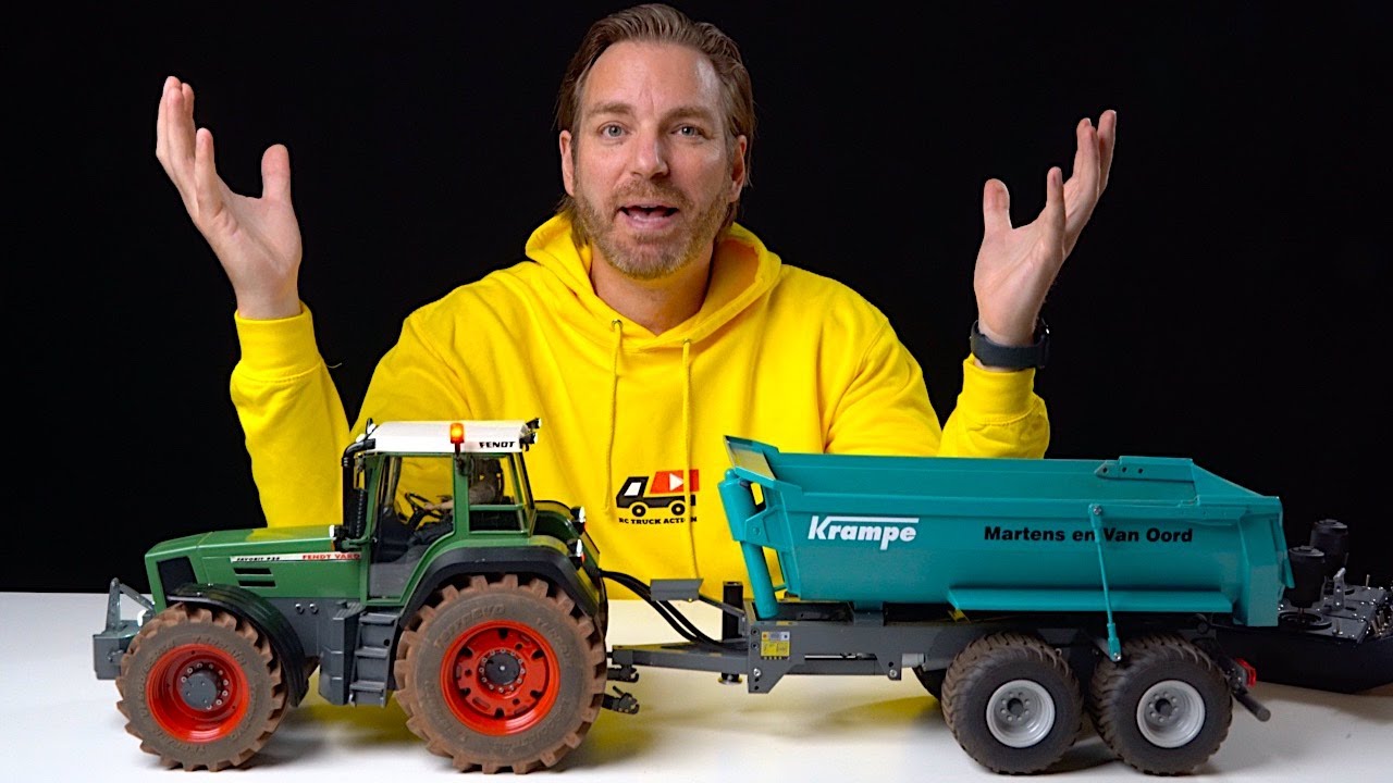 COOL 2-Axles KRAMPE tipper for my RC TRACTOR - Fendt 926