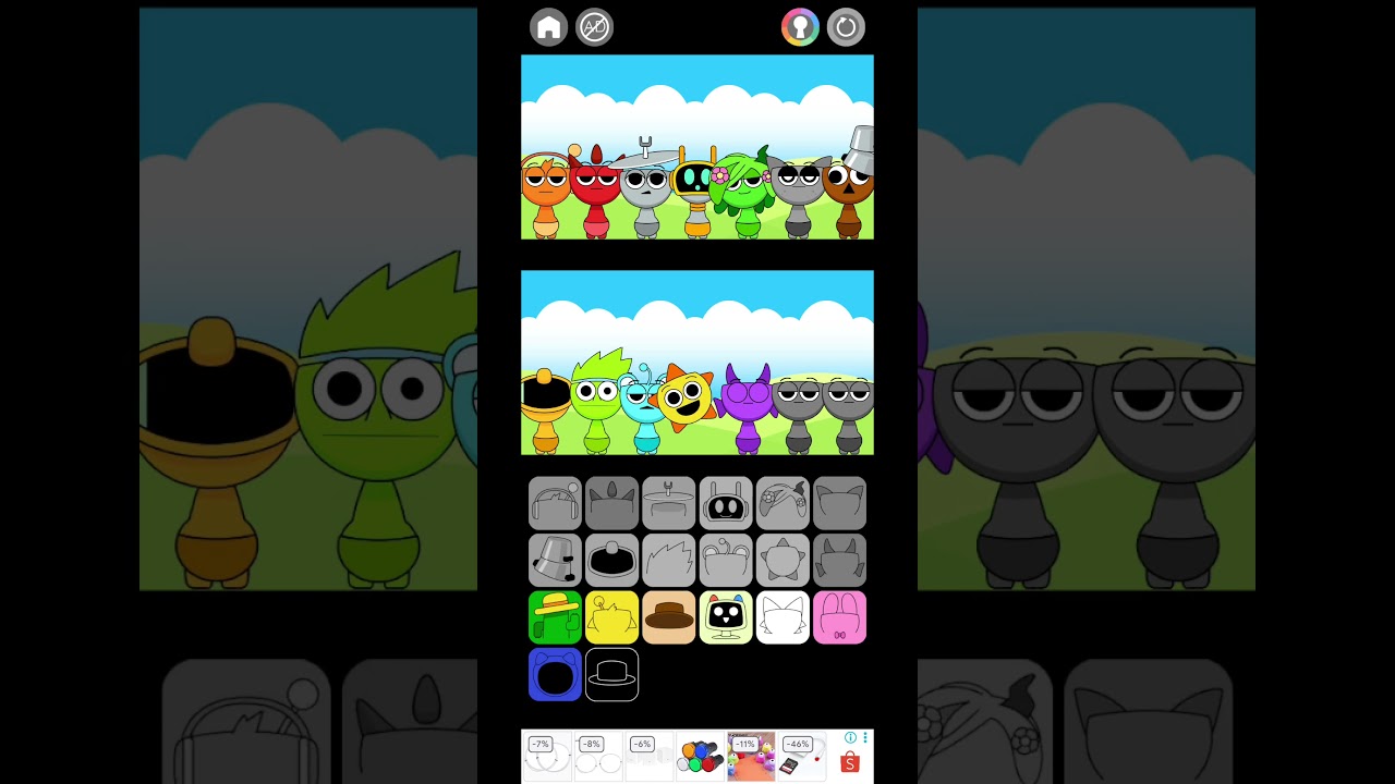 Sprunki rainbow character by character part 2