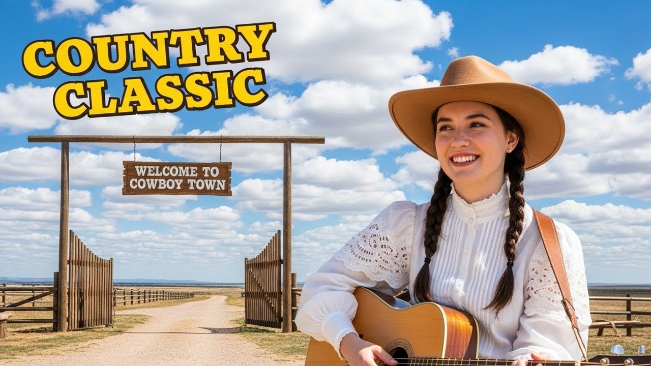 Classic country music compilation playlist album with deeply warm melodies