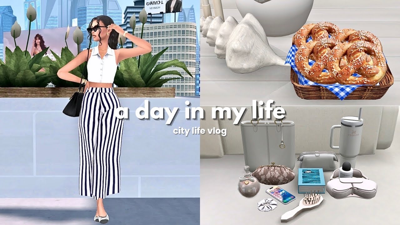 I’m just a girl, living my best city girl life | Sims 4 vlog