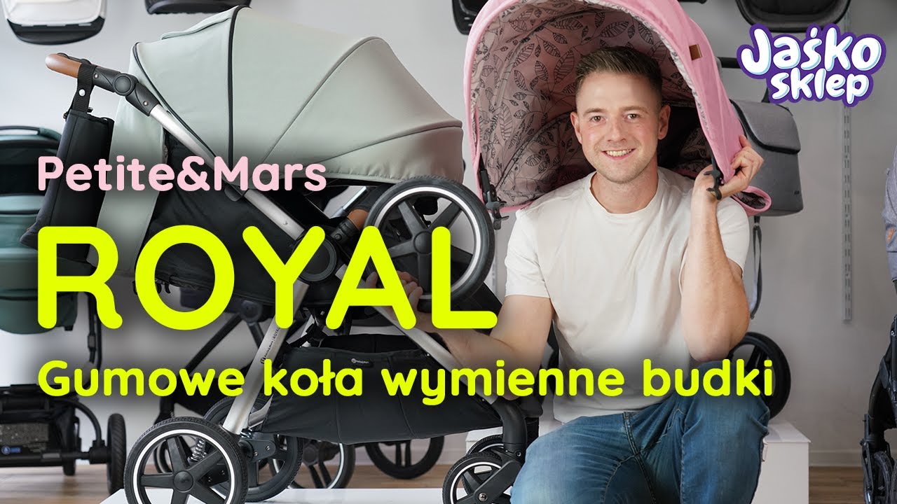 Petite&mars Royal - wygodny wózek spacerowy do 22kg z bardzo dobrą amortyzacją! jaskosklep.pl