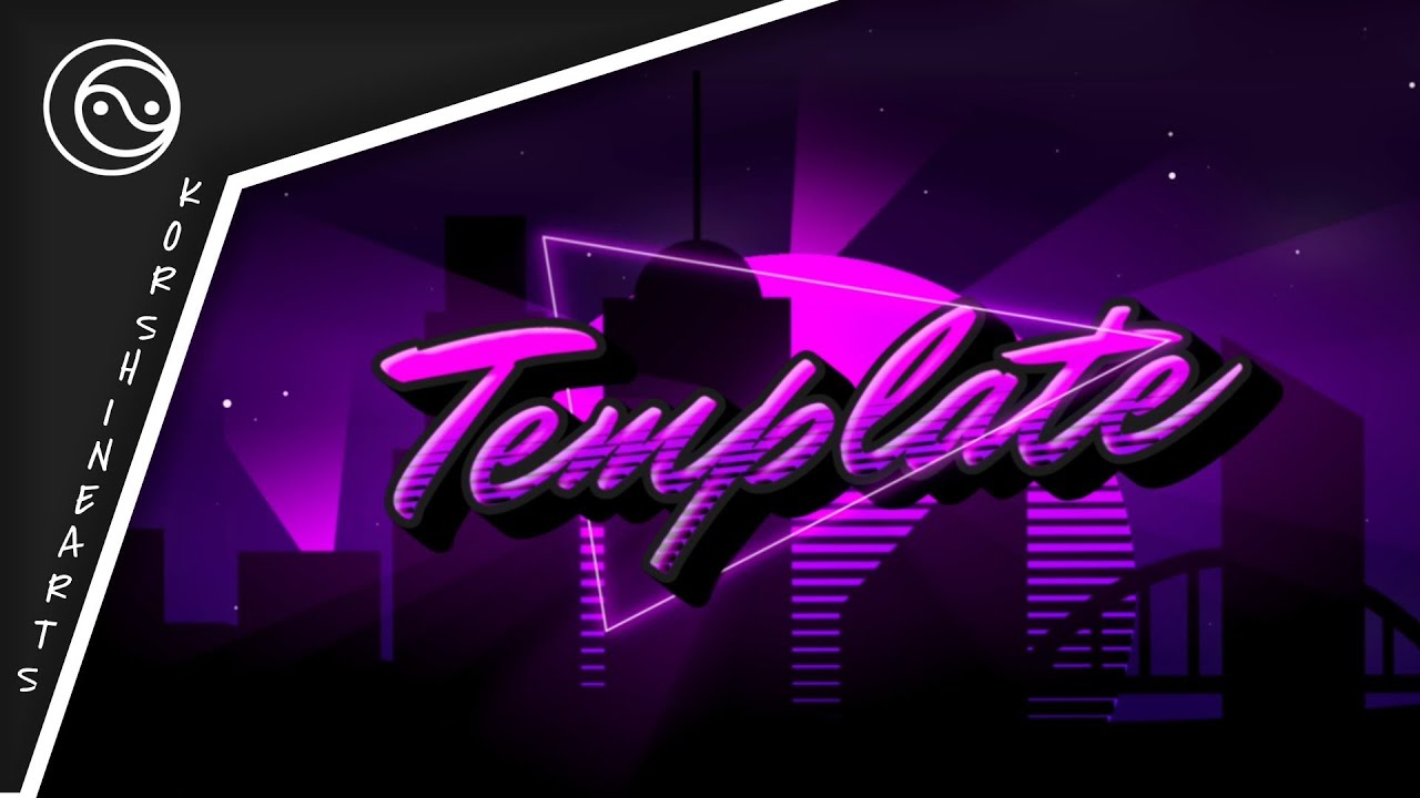 Template &middot; Purple Background 2D intro