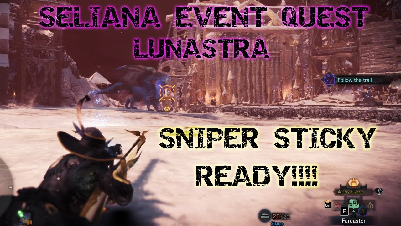 Monster Hunter World Iceborne HBG Sticky 3 Tempered Lunastra Solo