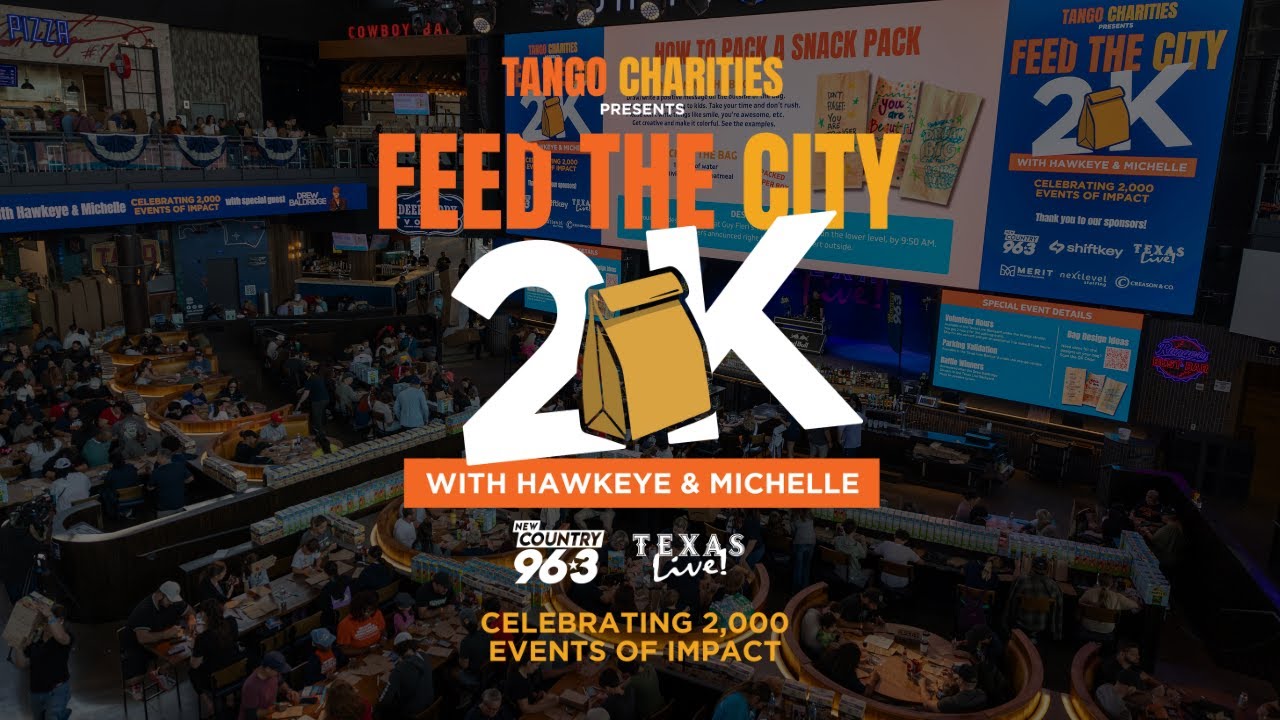 Feed The City 2K | 3,000 Volunteers Pack 50,000 Meals + Free Drew Baldridge Concert