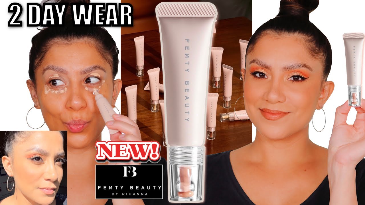 2 DAY WEAR*NEW* FENTY BEAUTY BRIGHT FIX EYE BRIGHTER CONCEALER *dry/creasy undereyes*|MagdalineJanet