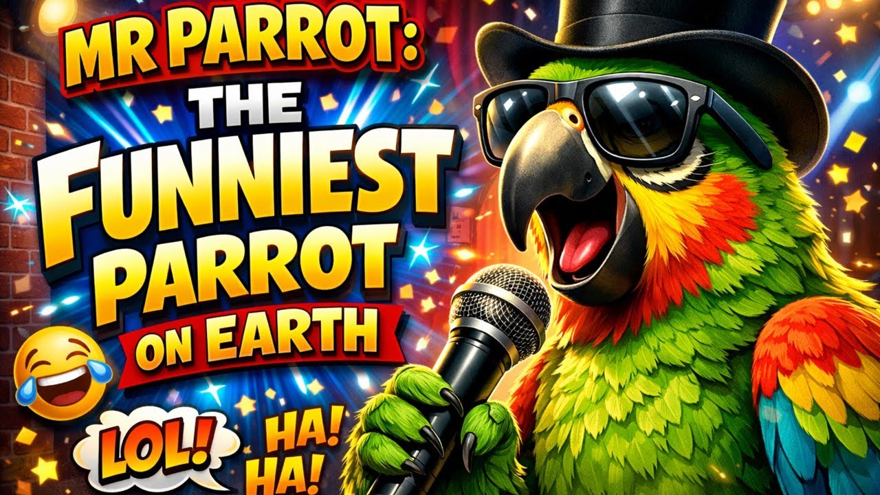 Mr Parrot 😂 The Funniest Parrot on Earth | Try Not to Laugh Challenge