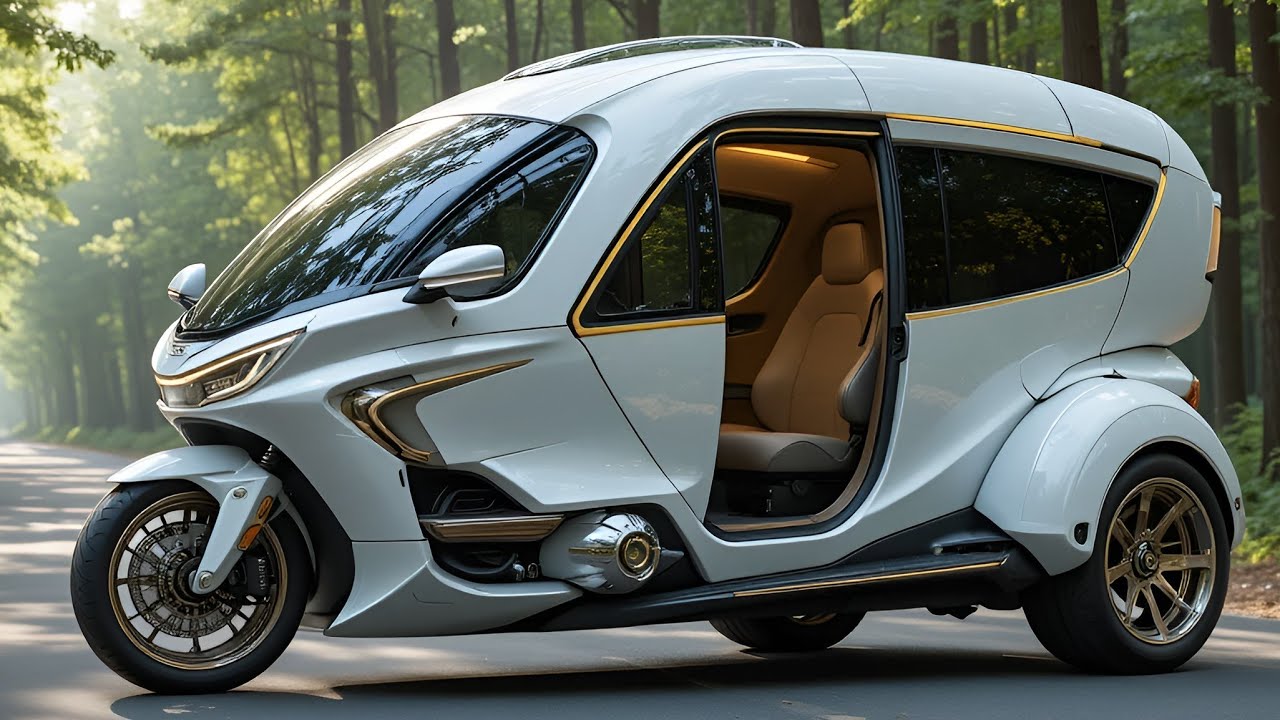 Elektryczny tr&oacute;jkołowy kamper Honda Gold Wing z 2026 roku &ndash; przyszłość przygody i luksusu na trze...