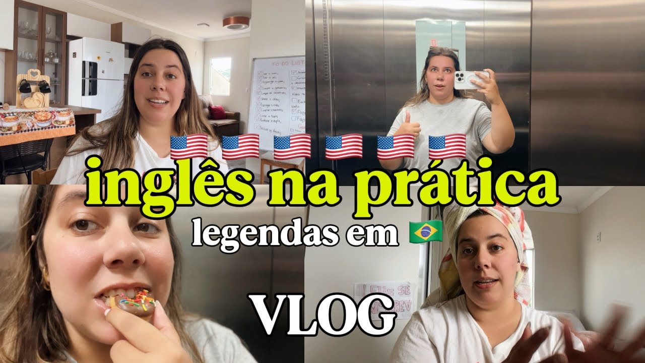 daily vlog | aprenda inglês na prática (passe um dia comigo e aprenda vocabulário iniciante A1)