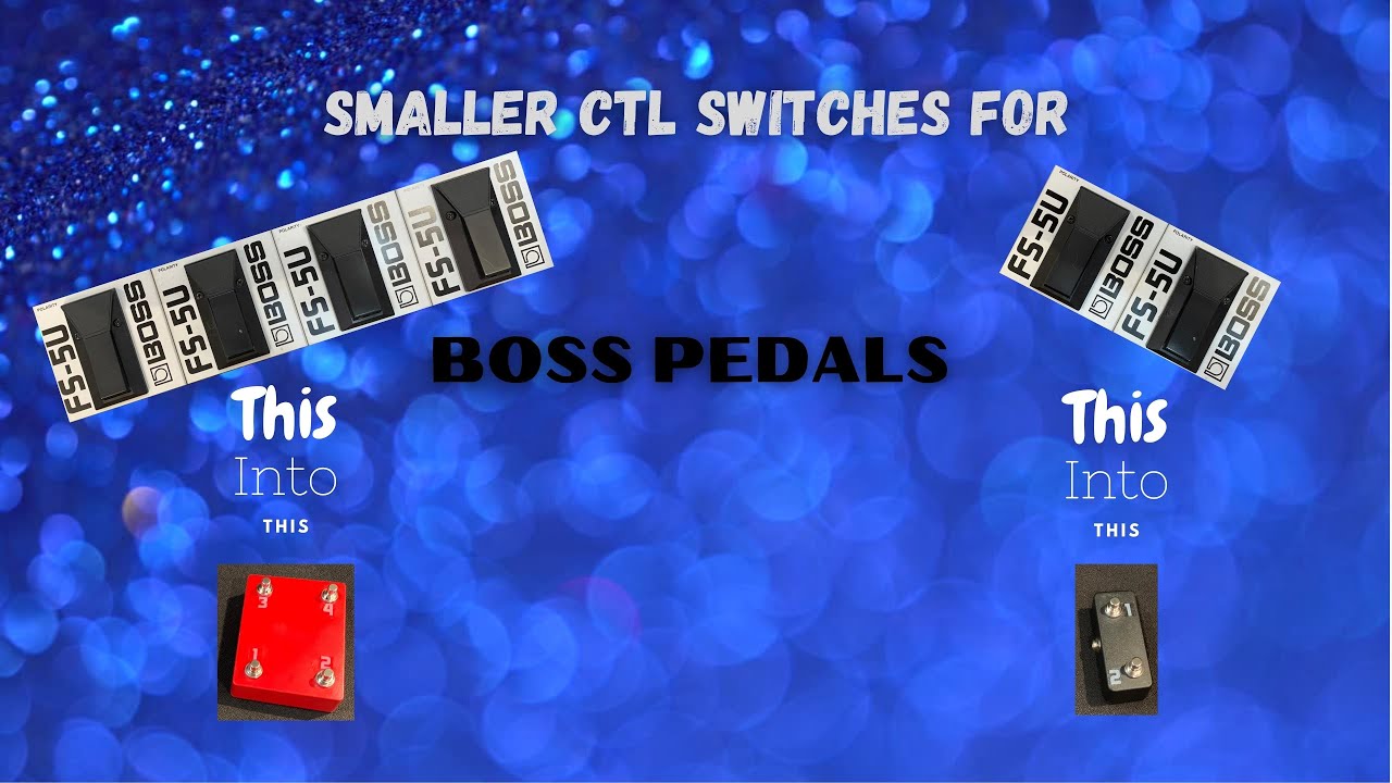 Make your own smaller Boss Ctl Switches