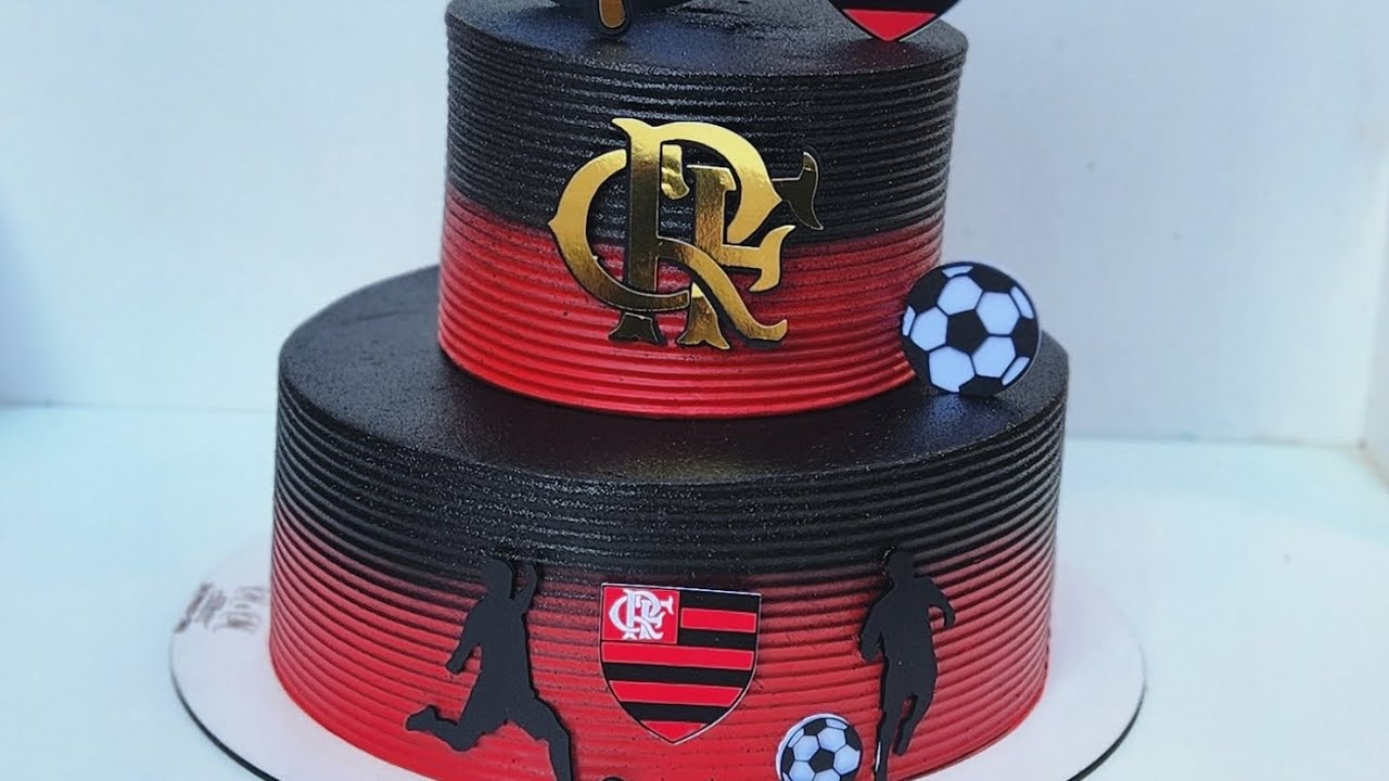 bora confeitar  bolo de andar do flamengo