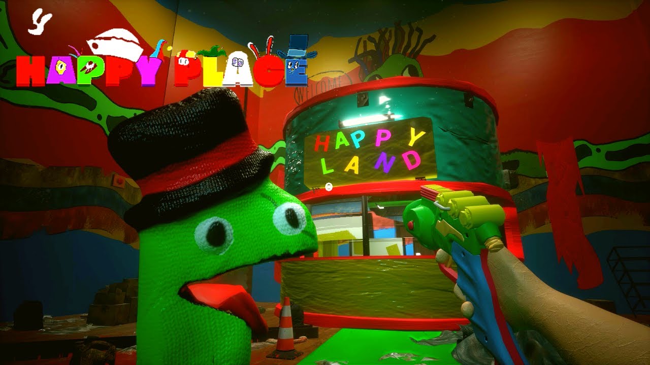 HAPPY PLACE REMAKE : new horror gameplay walkthrough (demo)