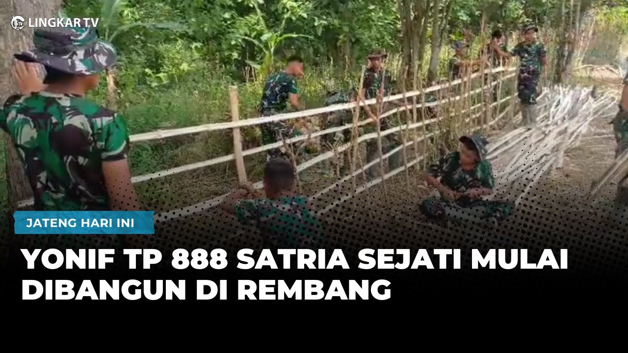 YONIF TP 888 SATRIA SEJATI DIBANGUN DI PAMOTAN REMBANG, TNI DORONG KETAHANAN PANGAN