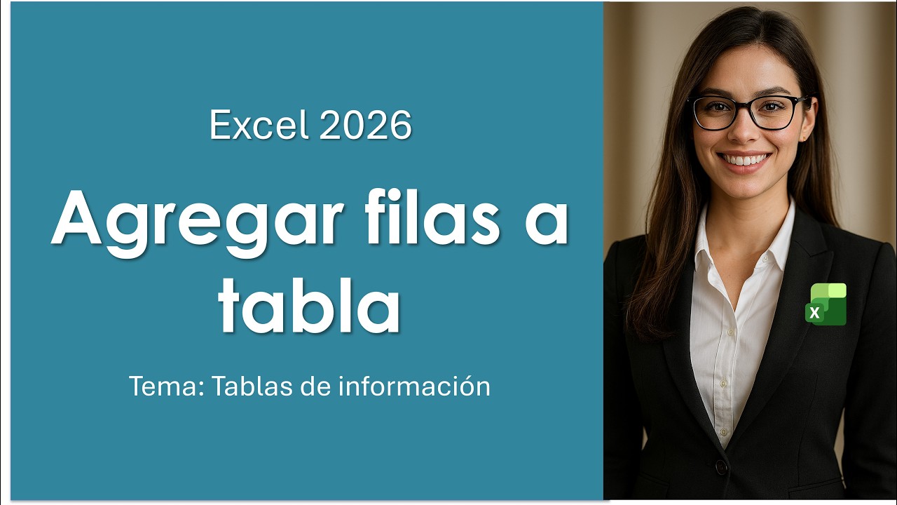 Agregar filas a tu tabla