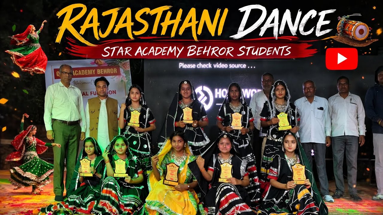 Star Academy Behror Girls | Rajasthani Dance Performance 2026 💃🔥#rajasthanisong #rajasthanidance