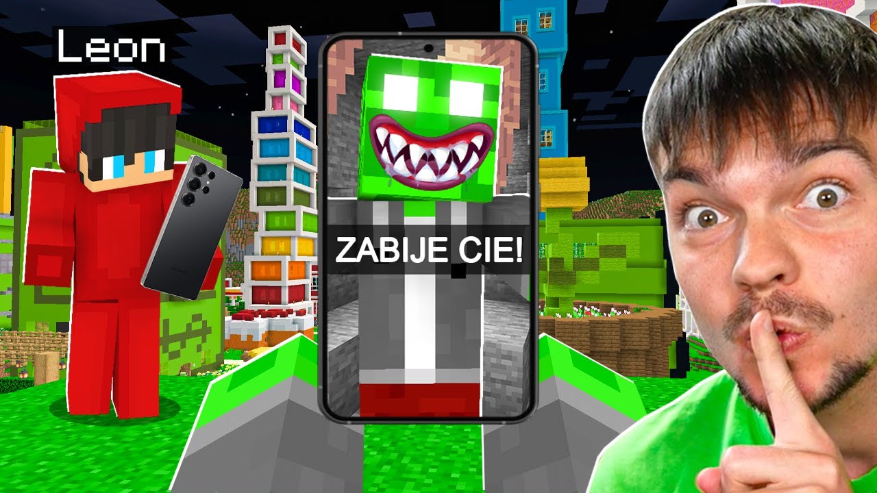 STRASZĘ MOICH PRZYJACIÓŁ na SNAPCHAT w Minecraft!