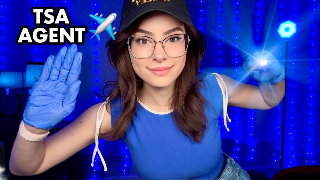 ASMR Agent de TSA ✈️ Examen Complet du Corps pour S'endormir Vite ✈️ TSA AGENT ASMR