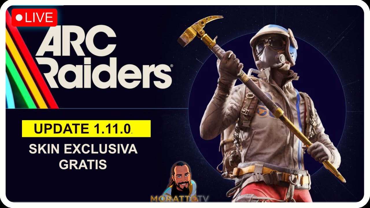 🔴 ARC RAIDERS SOLO: CONFERINDO O NOVO UPDATE 1.11.0 - ROLANDO SKIN GRATIS GARANTA A SUA!!